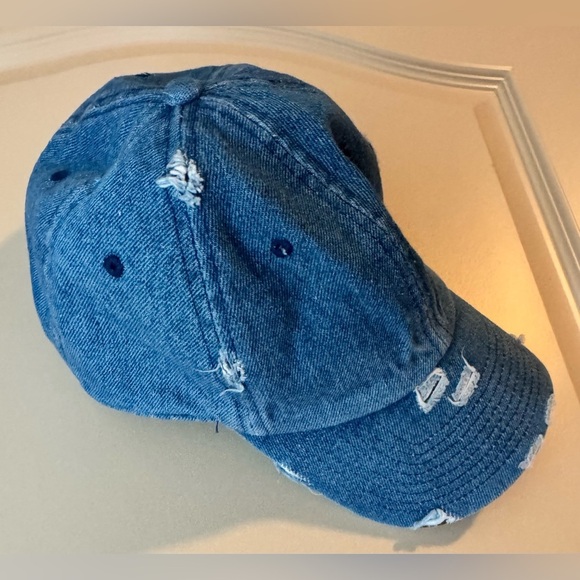 KBETHOS VINTAGE DISTRESSED RIPPED ADJUSTABLE STRAPBACK
BASEBALL HAT/CAP DENIM - Picture 1 of 7